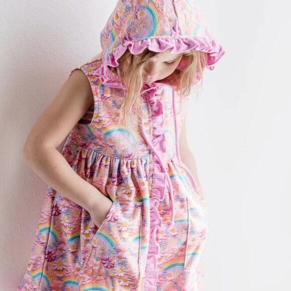 Cheeky Plum Hooded Swim Cover New - Picture 1 of 4
